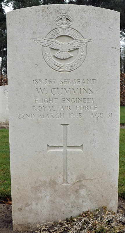 Sgt William Cummins<br/><br /><br />died March 22nd, 1945